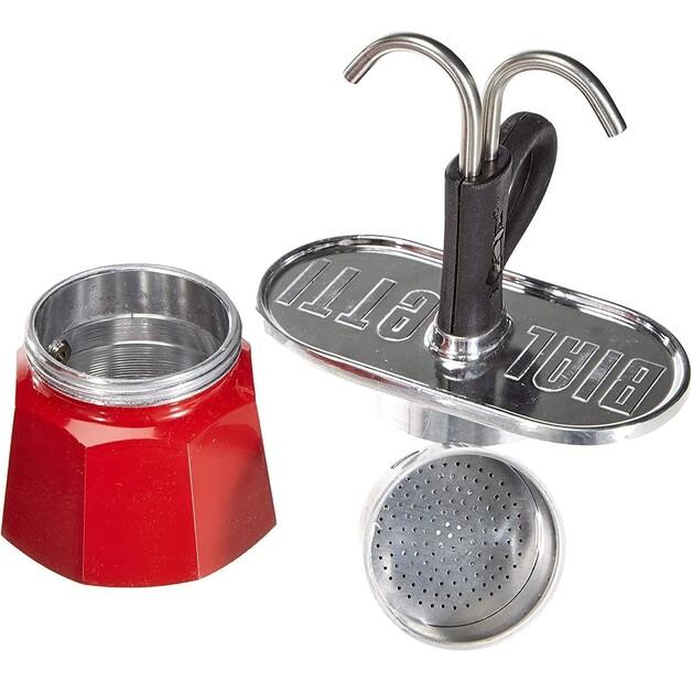 Кофеварка Bialetti Set Mini Express Espressokanne rot (0007303)
