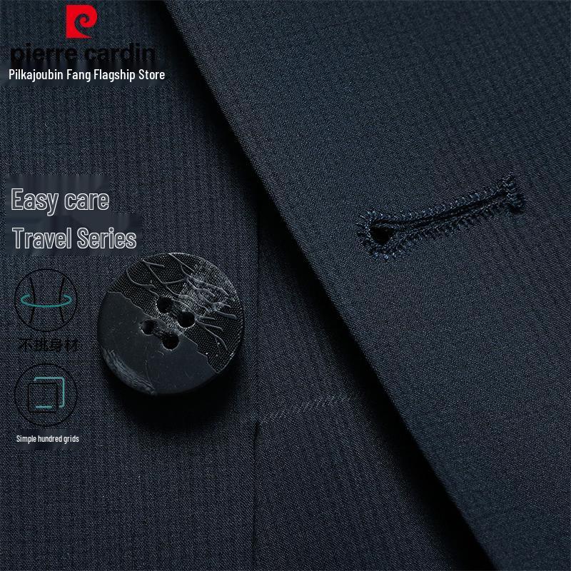 Pierre Cardin Men's Lightweight Anti-Wrinkle Sun-Protection Business Casual Blazer