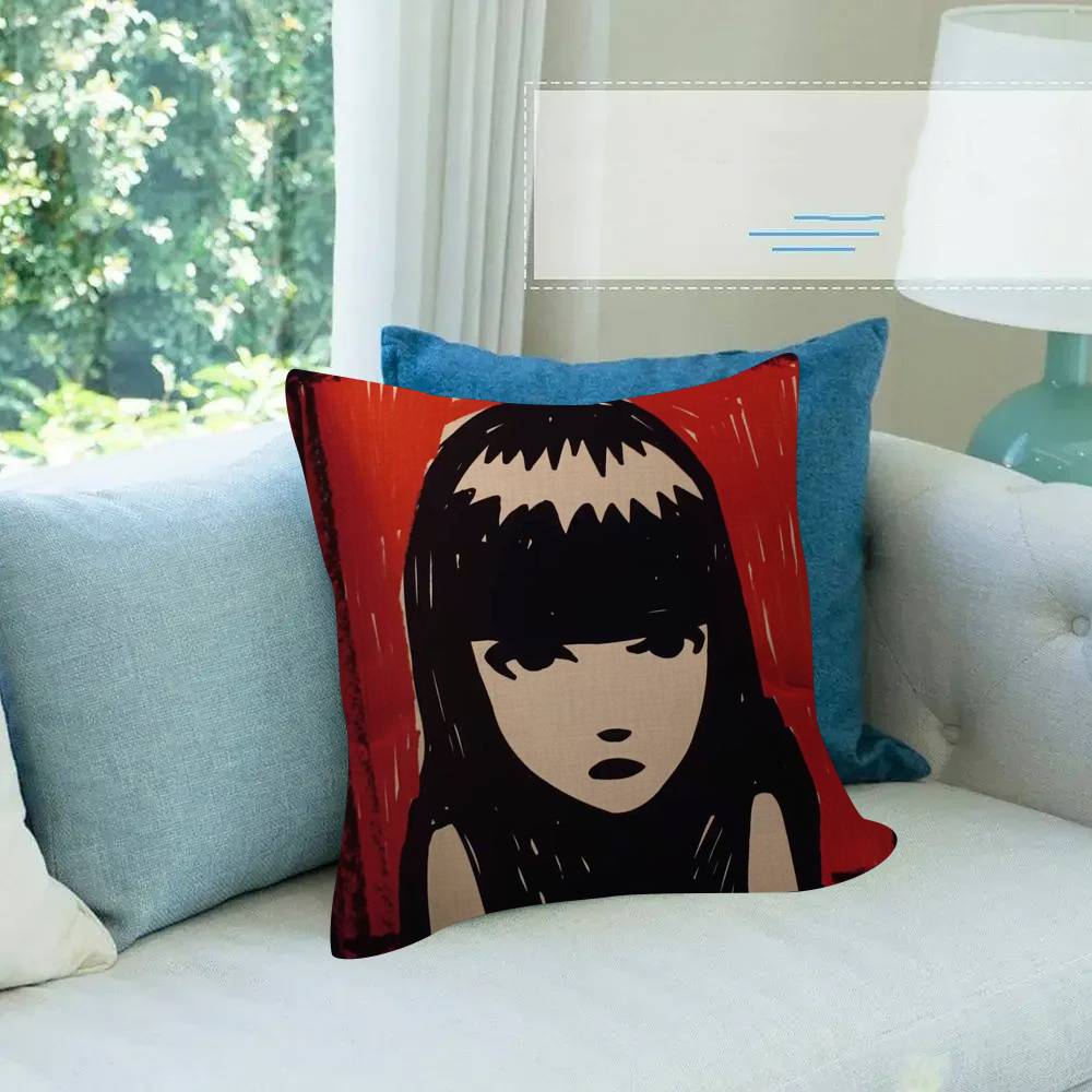 Anime Emily The Strange Pillow Anime Pillow Sofa Bed Head Pillow Cover Cushion Cover Fashion