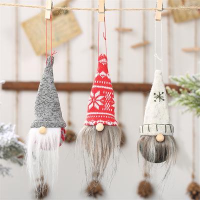 2020 Christmas Faceless Gnome Santa  Tree Hanging Ornament Doll Decoration