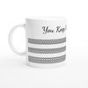 "mă menții sănătos la minte" Cană de cafea ceramică de 11 oz Cană amuzantă unică pentru prieteni, familie și colegi Cadou cană modernă pentru iubitorii de cafea