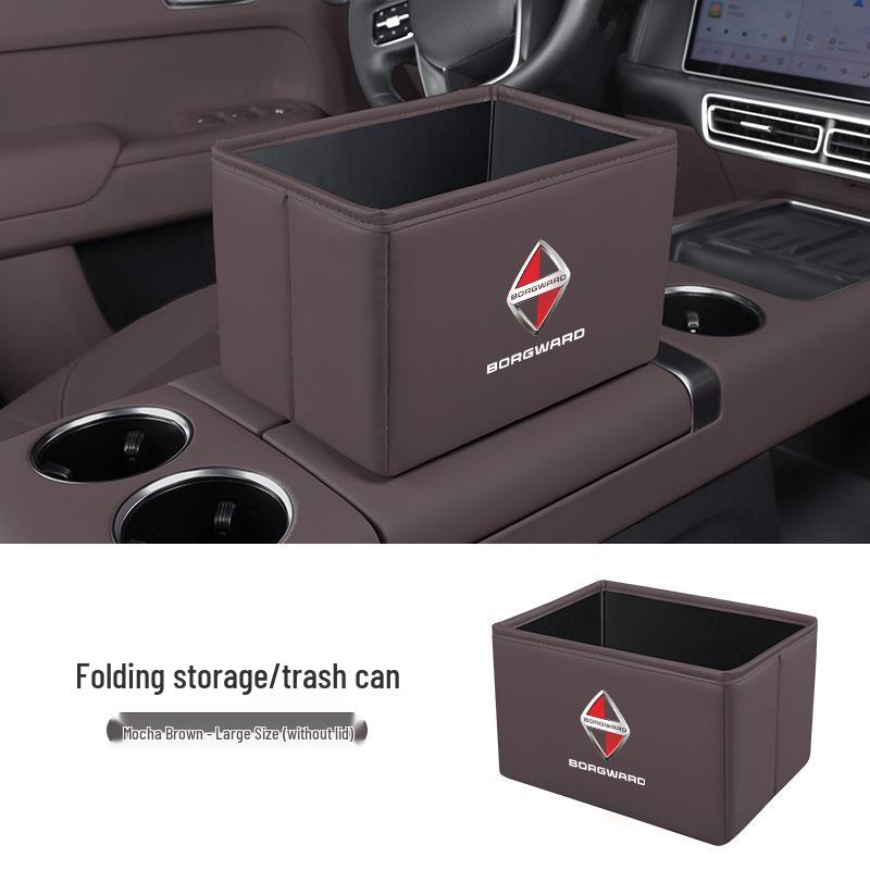 Borgward BX Series Car Storage and Folding Trash Can Box