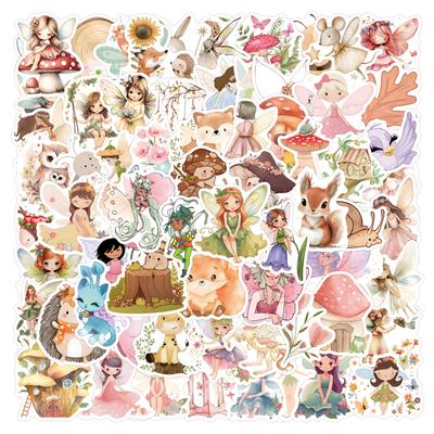 110 New Fairy Elf Graffiti Stickers Decorate Scooter Suitcase DIY Stickers