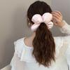 Aesthetic Scrunchies Elastic Puffy Flower Hair Rope Wedding Party Beach Headwear Big Bun Elastic Hair Tie Hair Elastic