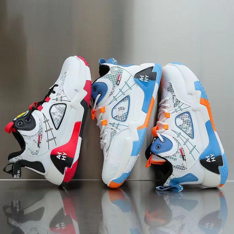 Herrskor Street Sneakers National Tide Vår Sommar 2023 Nätyta Andningsbara Utomhusskor Mode Helt Bekväma Basketbollskor