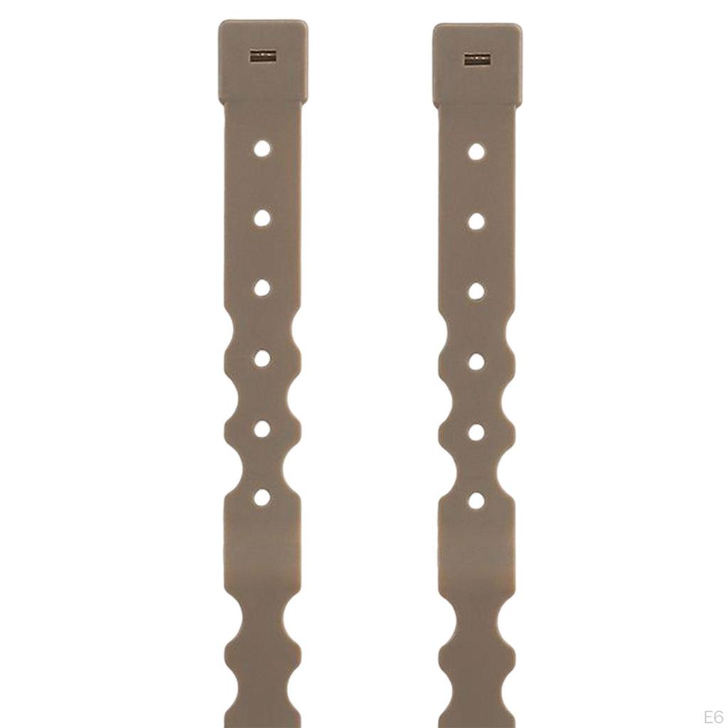 2 Pieces Malice Clips Strap Buckle Flexible for Backpack Pouch Bag Accessory