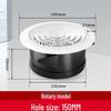 Ofenqi Adjustable Round Air Vent Louver for Central Air Conditioning