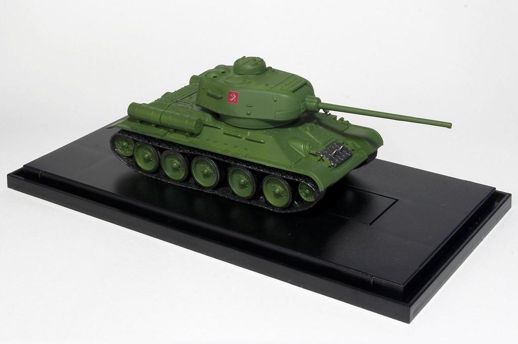 PLATZ Girls & Panzer Movie 1/72 Palm-sized Tankery Collection T-34/85 Pravda High School Exhibition Match
