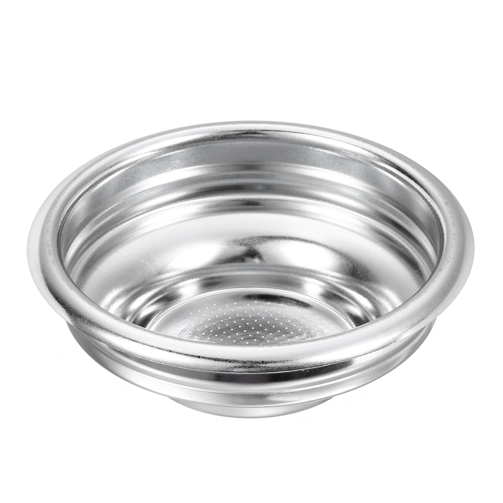 

uxcell 1 шт. 58 мм Корзина для кофейного фильтра, 1 чашка Нержавеющая сталь Многоразовая Корзина-чаша для эспрессо-кофемашины Замена