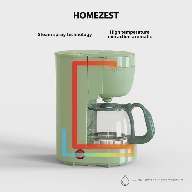 Compact American Drip Coffee and Tea Maker for Home or Office