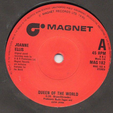 7inch Record JOANNE ELLIS - Queen Of The World MAG182 Magnet 1980 UK Reggae, Ska & Dub Used
