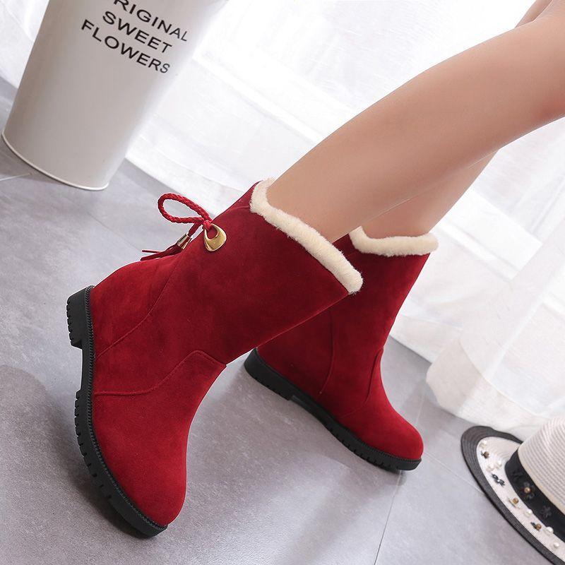 Fashion Winter Round Toe Ladies Shoes Plush Warm Women's Snow Boots Sale Fashion 2025 Novelty in Hot Footwear Chic and Elegant Booties