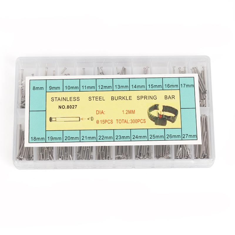 Watch Repair Kit: Band Pin, Split Pin, Tightening Nail, Screw, Spring Bar, Rivet.