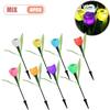 1-10PCS Solar Tulip Light Auto on At Dusk Waterproof Outdoor Garden Patio Decorative Night Lamp for Landscape Pathway Lawn
