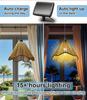 Solar Chandelier Outdoor Waterproof, Remote-Controlled Hanging Light for Porch, Patio, Garden (2 Lights)