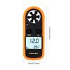 Smgda Digital Anemometer with Wind Speed and 5 Wind Speed Yellow Direction, 0-30m/s, Units, Backlight,