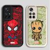 Милий Чоловік-павук і Грут з Marvel, м'який чохол для телефону для Xiaomi Redmi Note 10 11 12 Pro 13 14 Pro Plus 12s 11s
