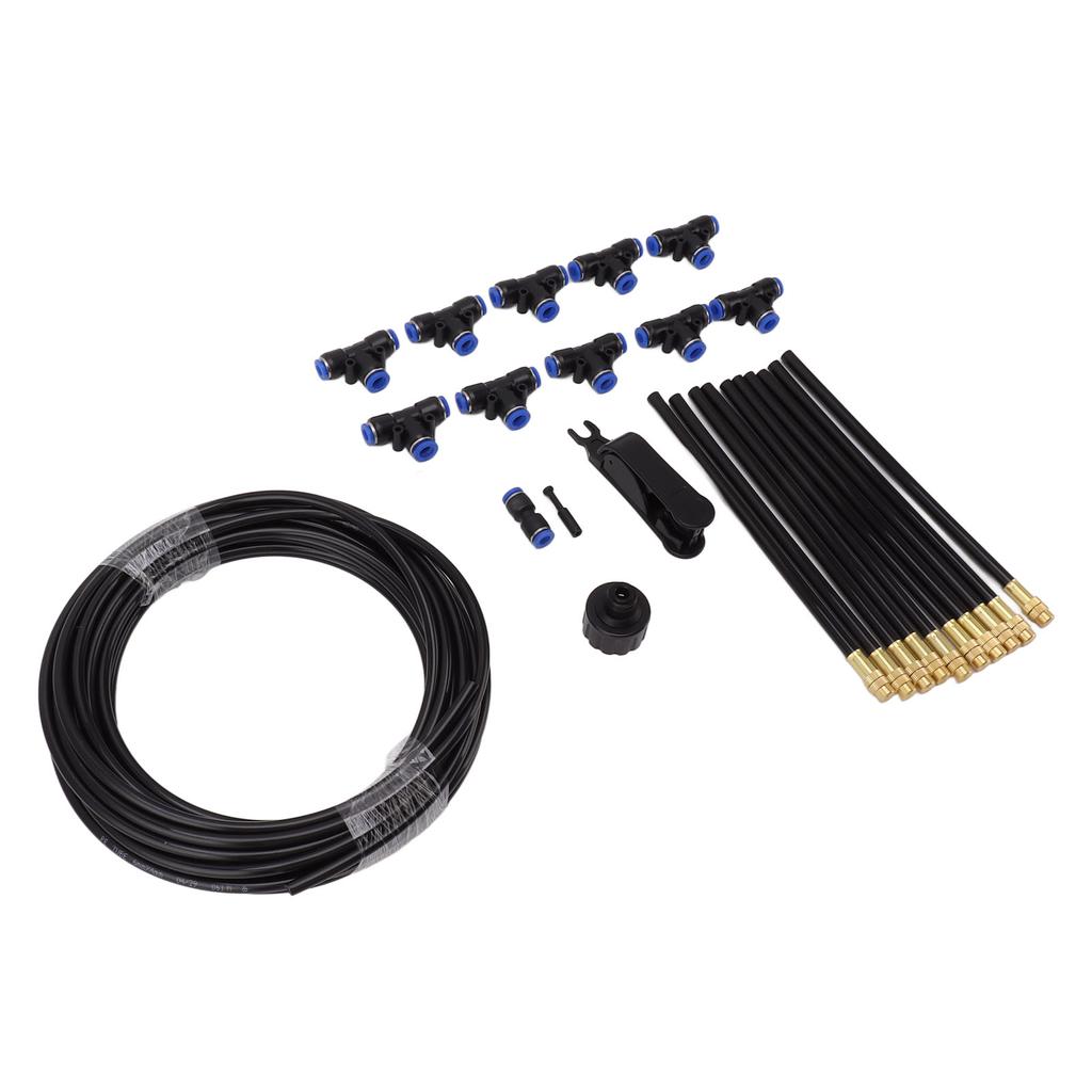 Above Ground Sprinkler System with 360 Degree Adjustable Bendable Nozzle for Greenhouse Outdoor