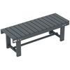 2-Persoons Houten Tuinbank, Grijs