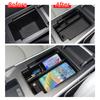 LUCKEASY  for Xpeng Mona M03 2024 2025 Car Center Console Armrest Storage Box ABS Tray Tidying Accessories Black