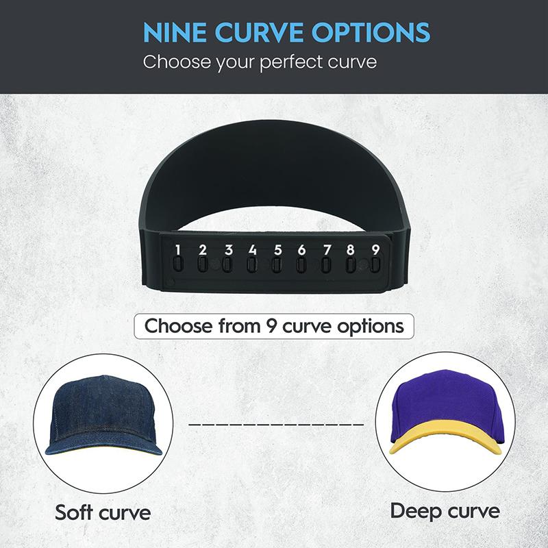 Hat Brim Bender Adjustable Baseball Hat Edge Curving Shaping Band No Steaming Required Hat Curves Accessories