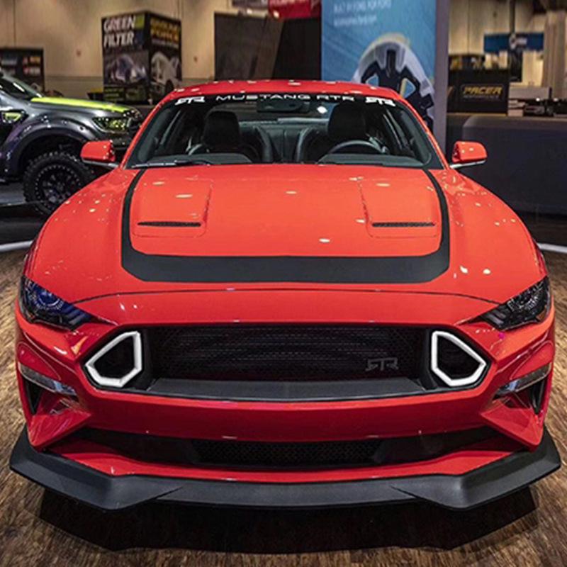 Ford Mustang RTR Style Body Kit: Front Lip, Side Skirts, Rear Lip, Spoiler, and Wing
