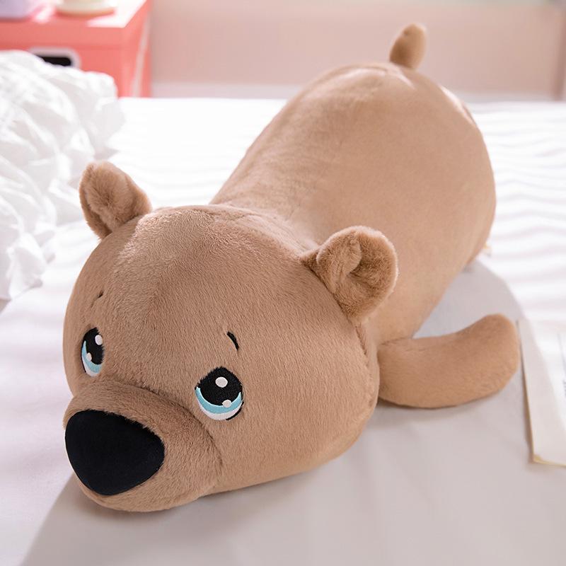 Cute polar bear doll sleeping pillow plush doll cute cute bear toy birthday gift doll