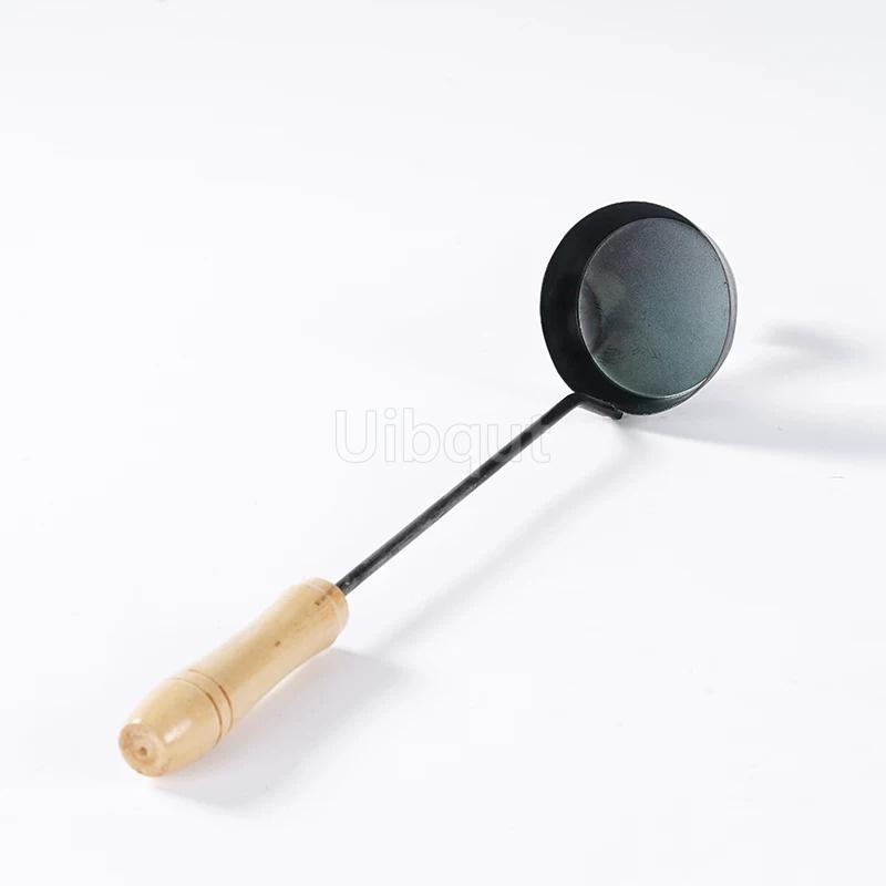 handmade iron Non stick round fry frying basket mold Turner Ladle Wok Spatula Spoon Kitchen Tools Cooking Cookware tongs clip