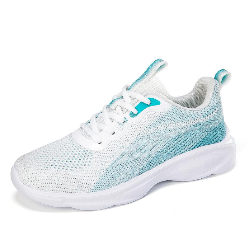 

Универсальные дышащие дезодорирующие всесезонные летящие тканые туфли легкие повседневные туфли дышащие модные спортивные трендовые туфли женские 45