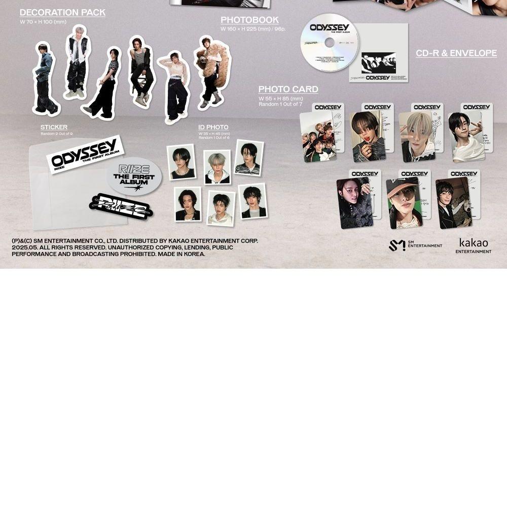 [Ready Stock] Riize - 1st Full Album [Odyssey] (Photobook Ver.)