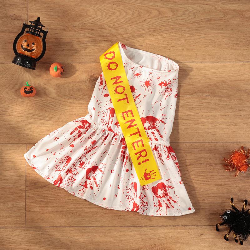 Halloween Dog Costume Funny Dog Clothes Terror Spider Skull  Pet Dog Dress Puppy Jumpsuit Chihuahua Bichon Dachshund Dog Outfits