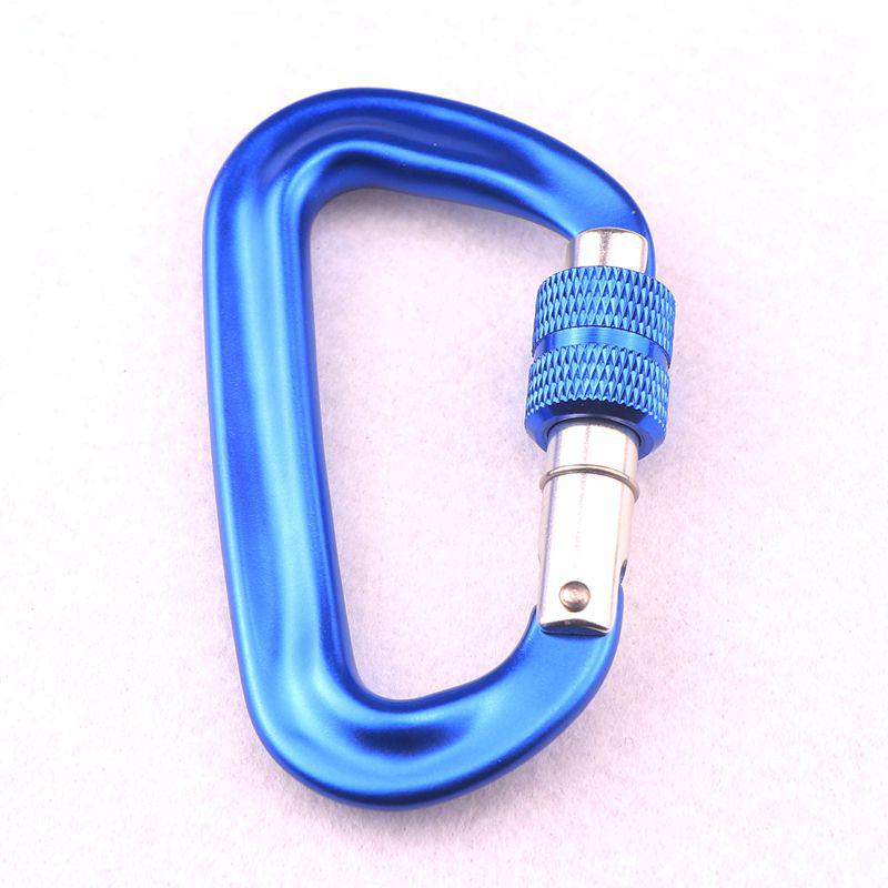 

8D Thickened Color 7075 Aviation Aluminum Carabiner - Outdoor Camping Stainless Steel Spring Universal Buckle