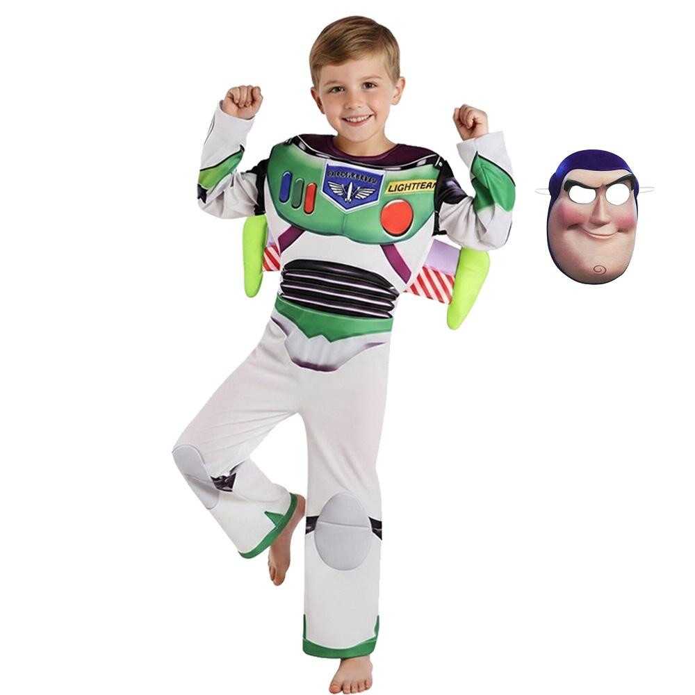 Boys Buzz Woody Jumpsuit Sets Kid Jessie Woody Costume Girl Dress Halloween Cosplay Carnival Party Cowgirl Clothes