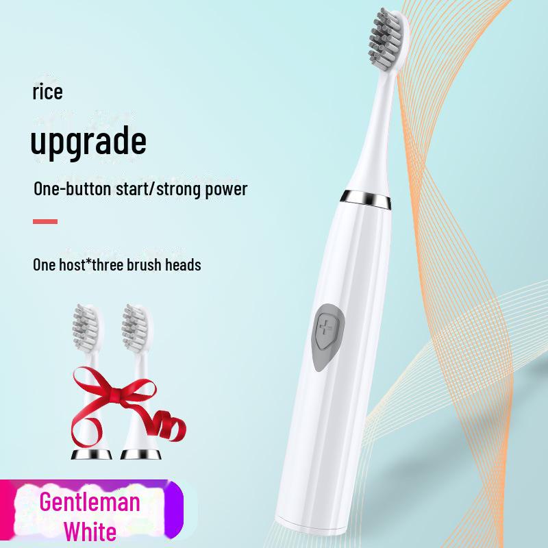 

Hilton Sonic USB перезаряжаемая водонепроницаемая электрическая зубная щетка для взрослых Battery Model, 3 Brush Heads