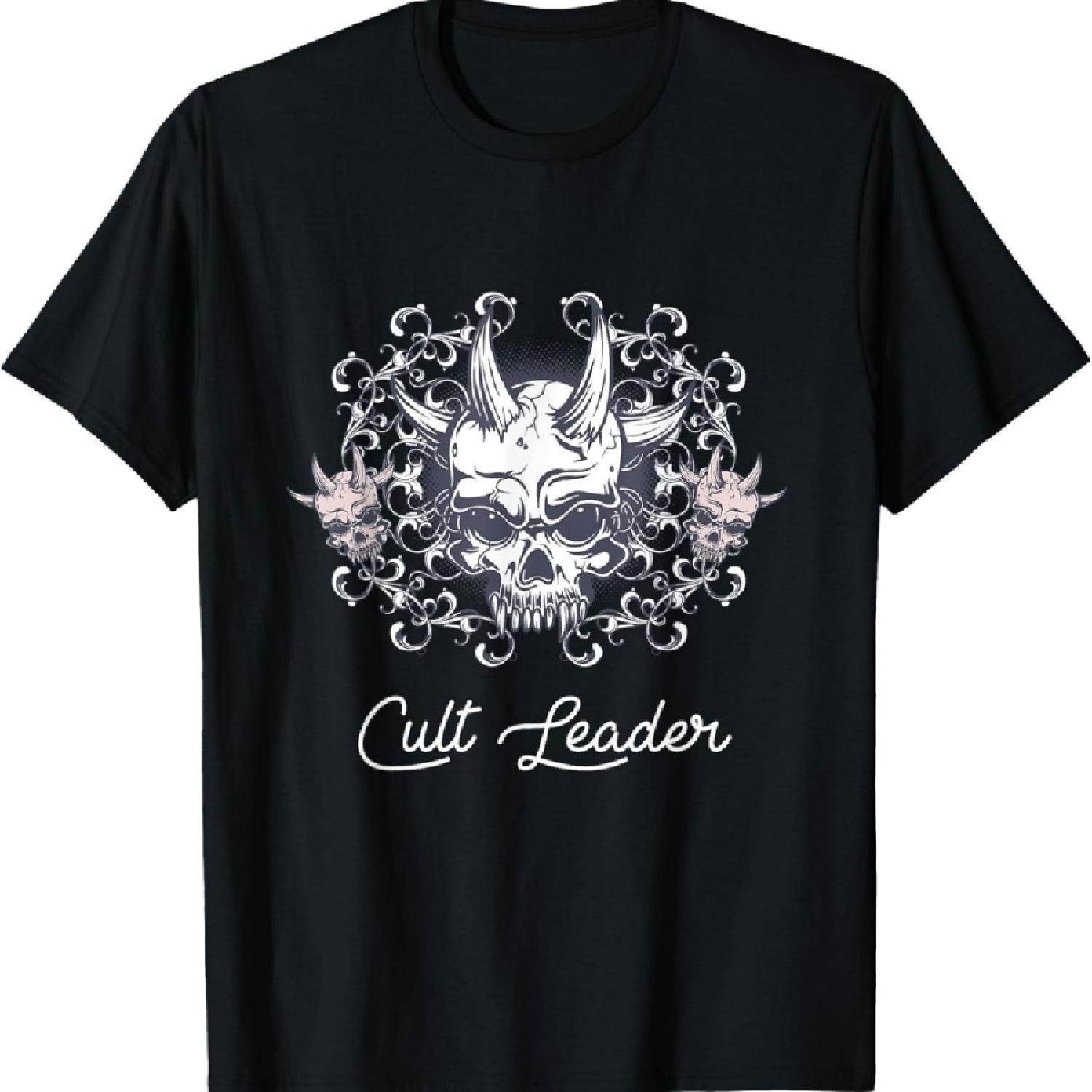 

Футболка «Лидер культа Крутой Готический Темный Дьявол» XXXXXL чёрный