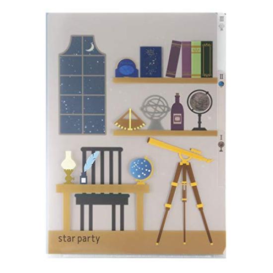 

Vixen Clear Room 74035 3-Pocket Folder, A4, Astronomer s Design,