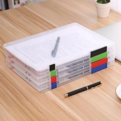 Portable Folder Plastic A4 Document Storage Box Sorting and Organizing Document Storage Box