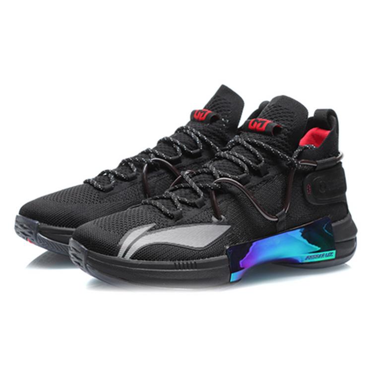 Li Ning Speed 6 Premium Basketball Shoes Men's Mid top Black ABAQ001-11