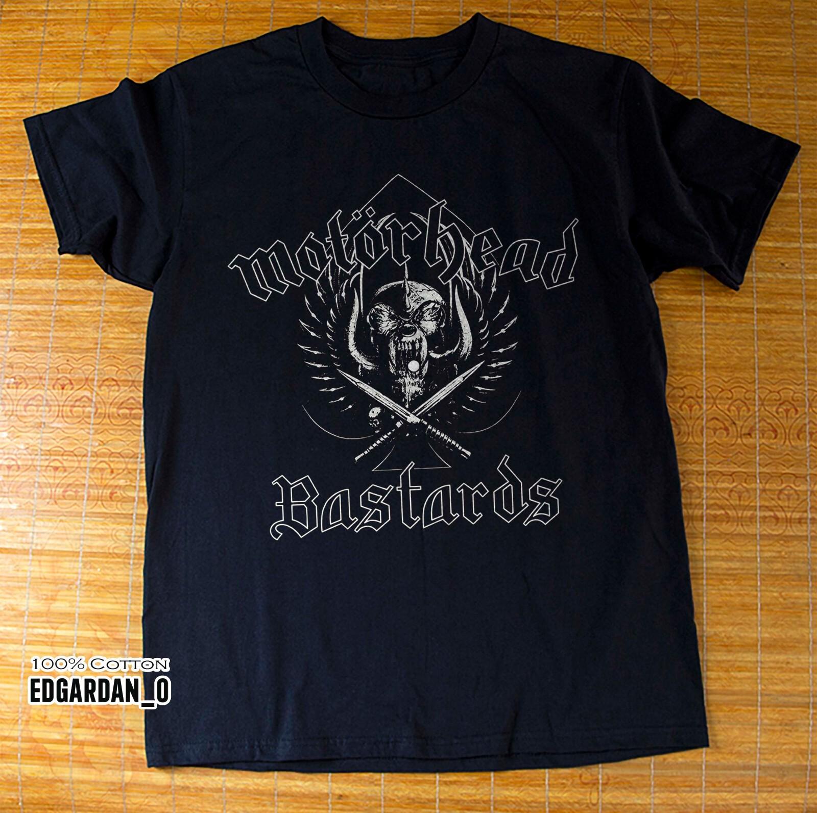 Motorhead Bastards Album 11st Rock Band Black Unisex T-shirt Size S-5XL XL