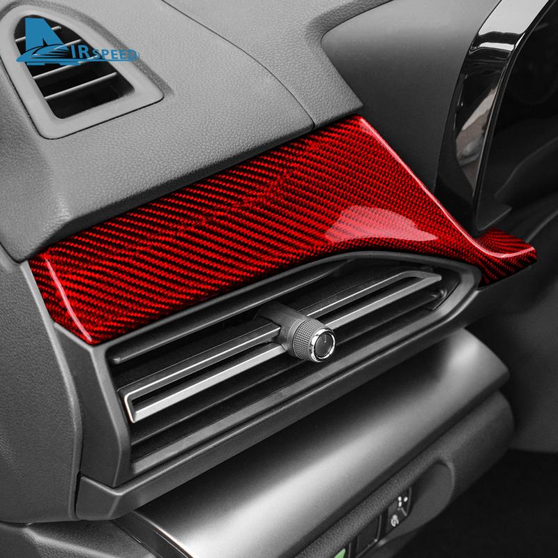 For Subaru Crosstrek 2024 WRX/WRX STI Real Hard Carbon Fiber Main Driver's Left Trim Sticker Interior Car Accessories