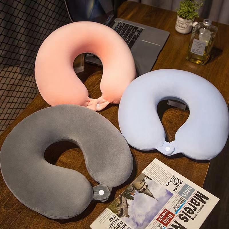 U-shaped Pillow for Neck Protection, Memory Cotton Pillow for Neck Protection, Portable for Office, Travel, Sleep, and More