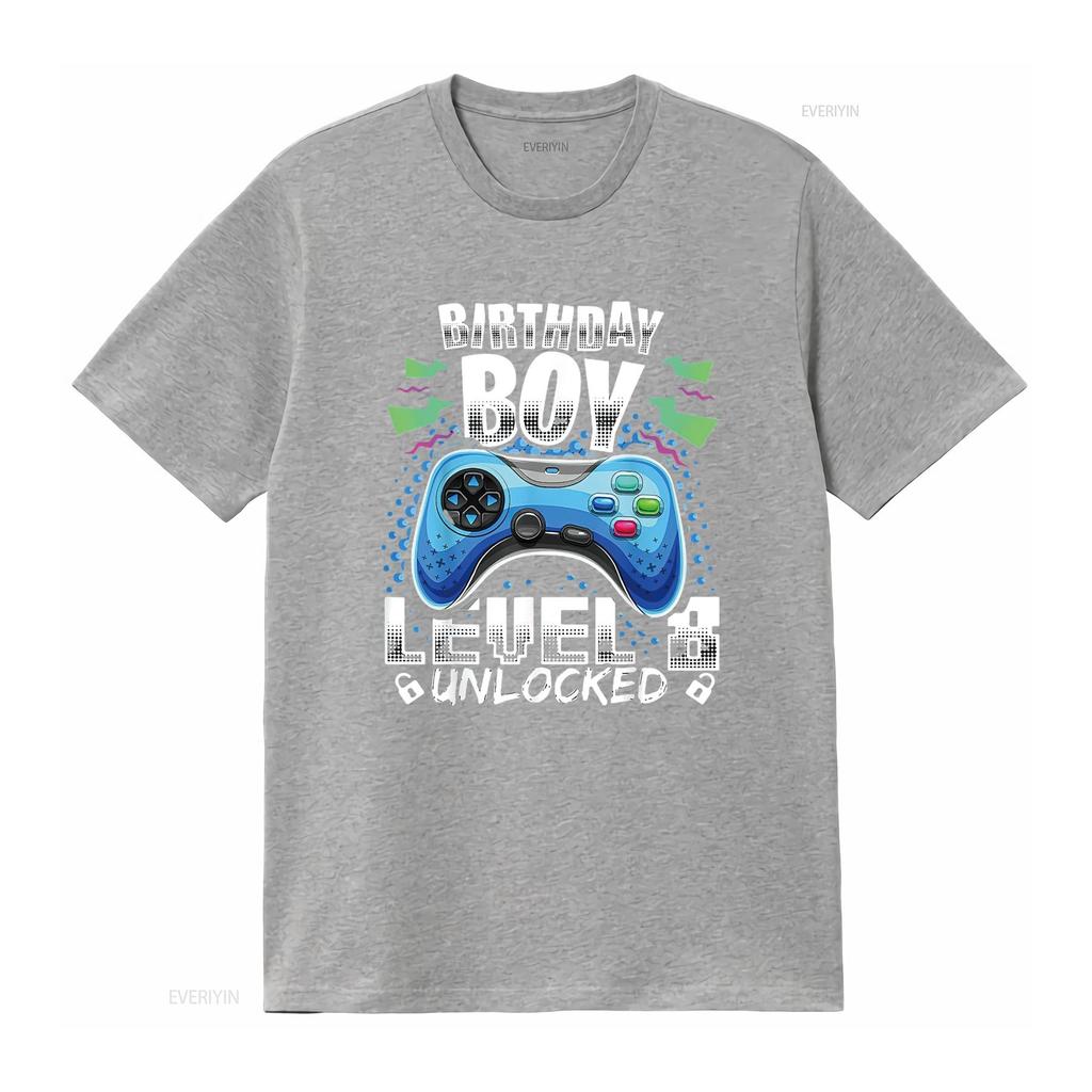 Mens Level 8 Unlocked Video Game 8Th Birthday Gamer Boys T Shirt Black Medium vintage Washed Comfortable streetwear Stylish