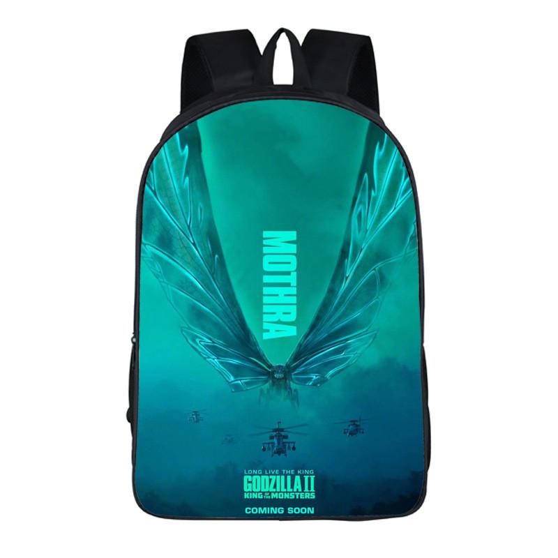 Strapazierfähiger 3D Godzilla King Of The Monsters Rucksack Kinder Schultasche mit klassischem Reiz