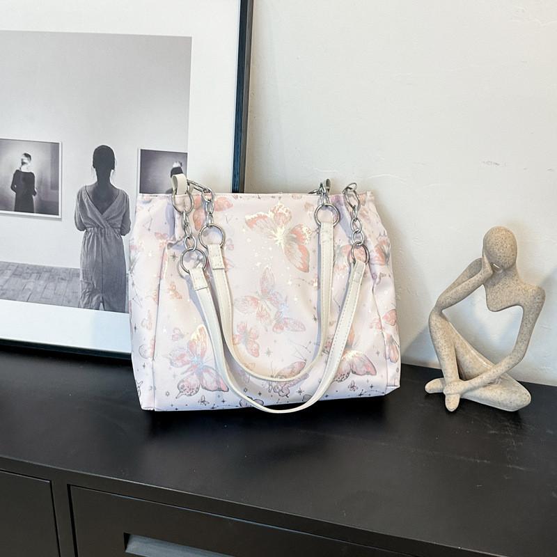 Trendy Pu Leather Shoulder Bag For Women With Unique Print And Zipper Closure