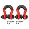 2PCS 3 4 Inch D Ring Shackles with 7 8in Pin and Washer 5952lbs Break Strength for Tow Strap Winch Off Road Vehicle