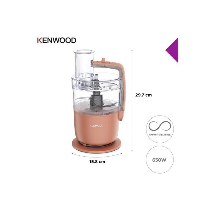 Kenwood Multipro Go FDP22.130RD Multifunktions-Küchenmaschine 650W - Pfirsich