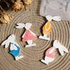 DIY Easter Decorations Mold Showing Traditional Rabbit Outline And Easy Operation Easter Home Decoration Mold