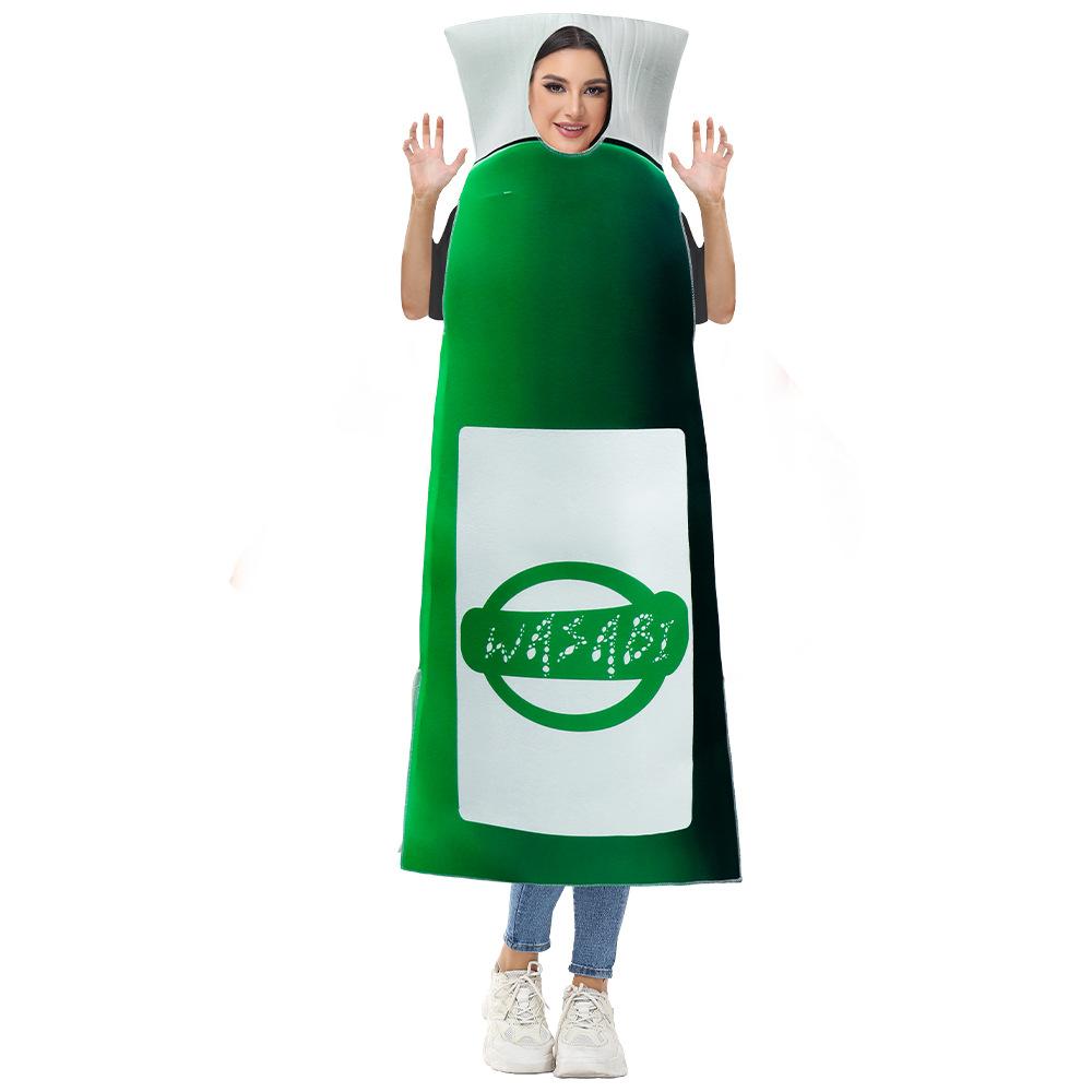 Stage Wasabi Role Play Digital Printing Suit for Adult Halloween Carnival Party Cosplay Costume Women Men Stage Dress Up Outfit