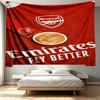 football team.C Print Tapestry - Portable Wall Decor Cloth, for Home, Dorm, Travel, Bedroom, Living Room - Ideal Birthday Housewarming Gift