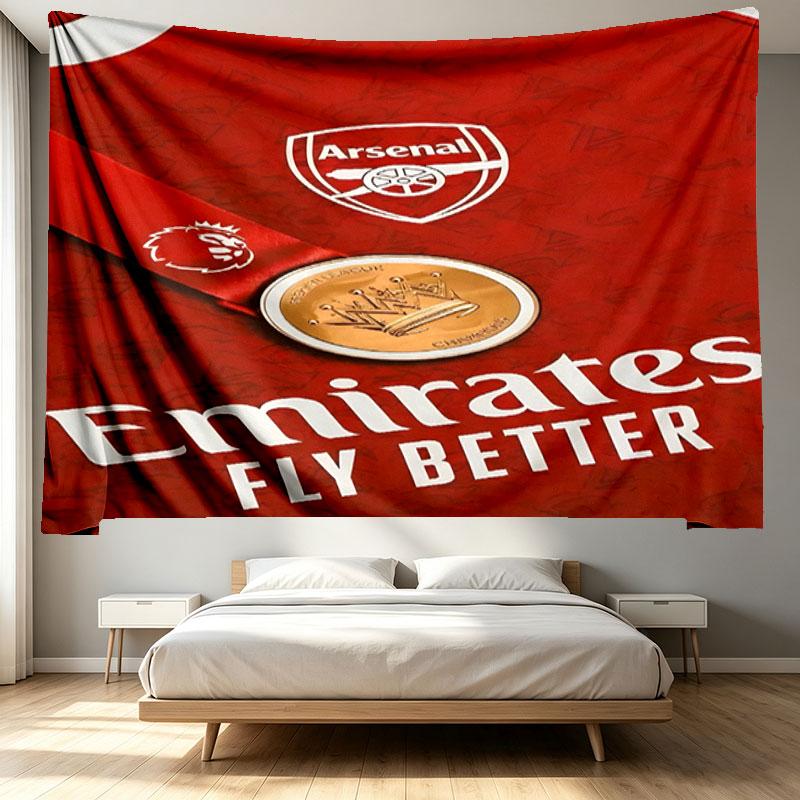 football team.C Print Tapestry - Portable Wall Decor Cloth, for Home, Dorm, Travel, Bedroom, Living Room - Ideal Birthday Housewarming Gift